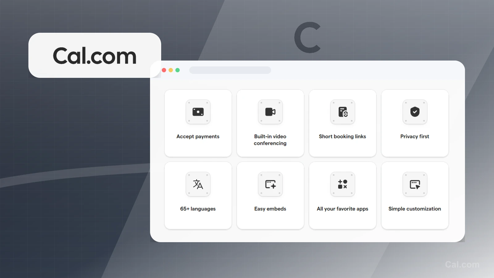 Cal.com product media preview
