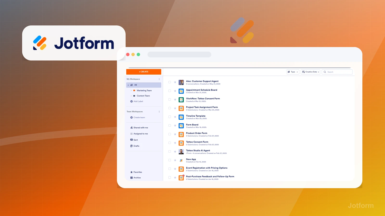 Jotform product media preview