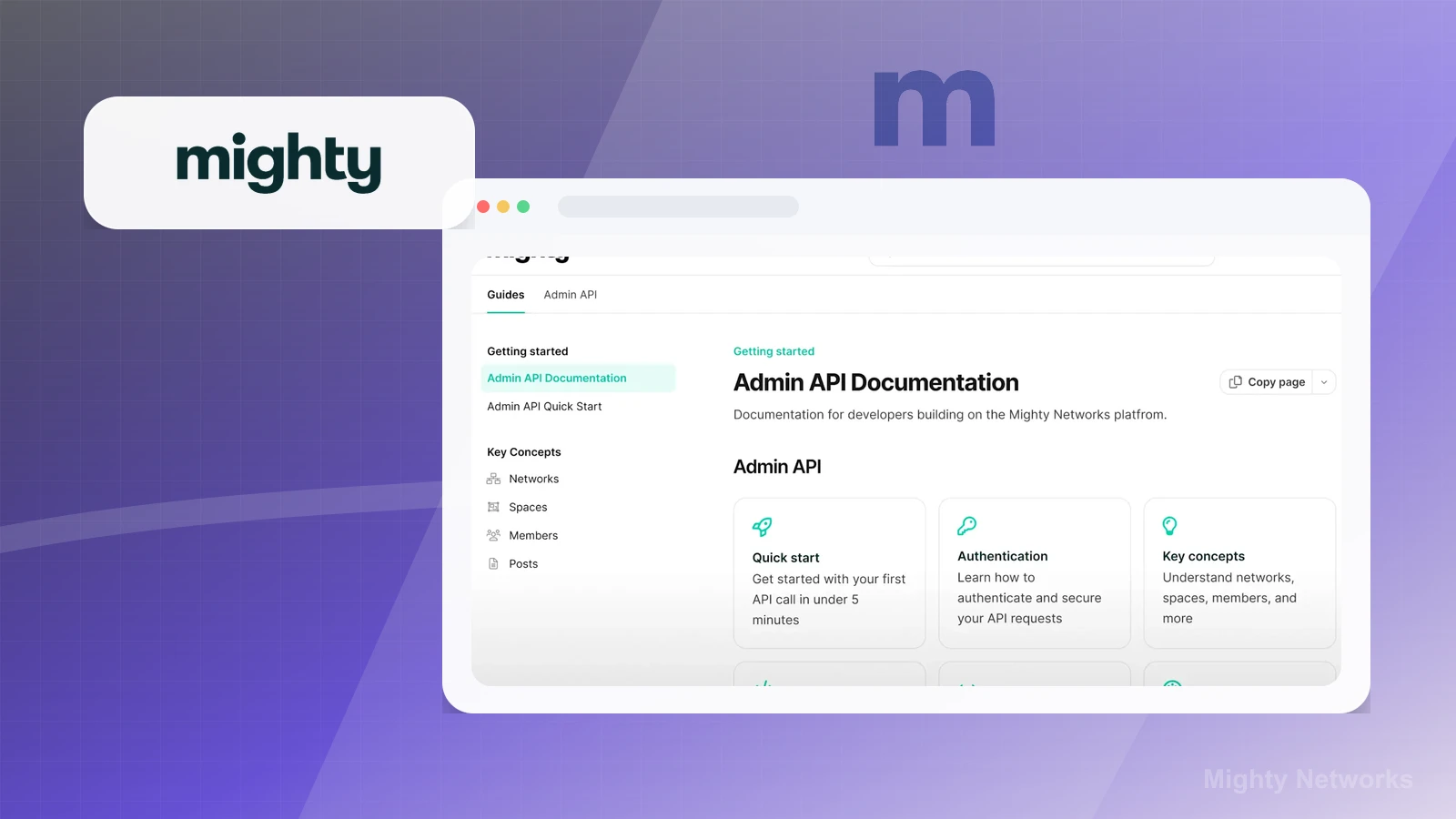 Mighty Networks product media preview