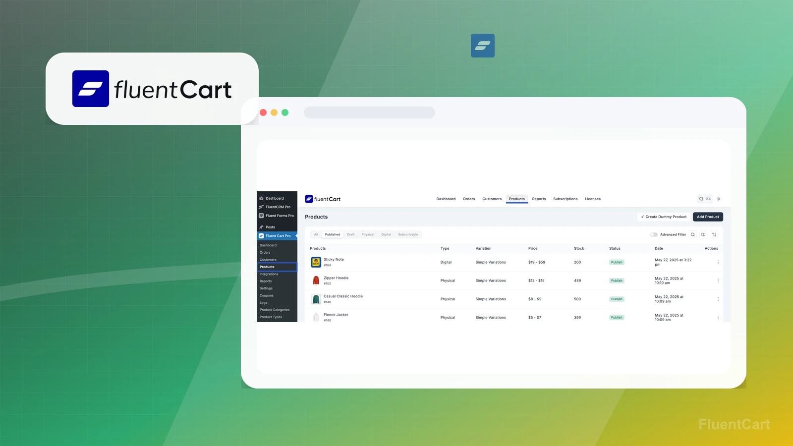 FluentCart screenshot thumbnail 2