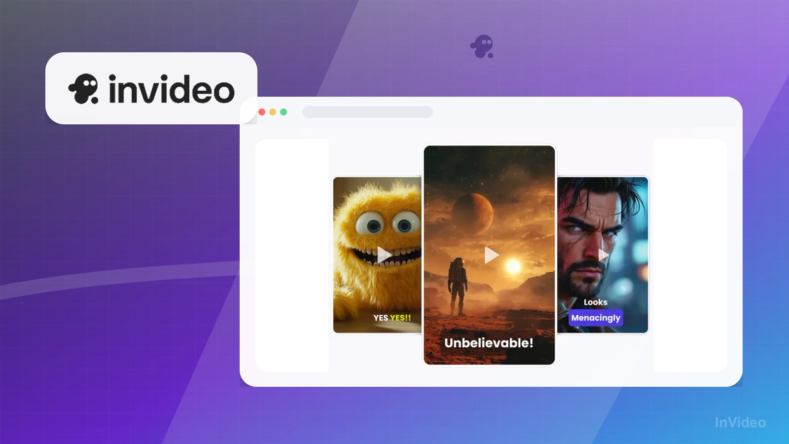 Creatify vs InVideo comparison visual 2