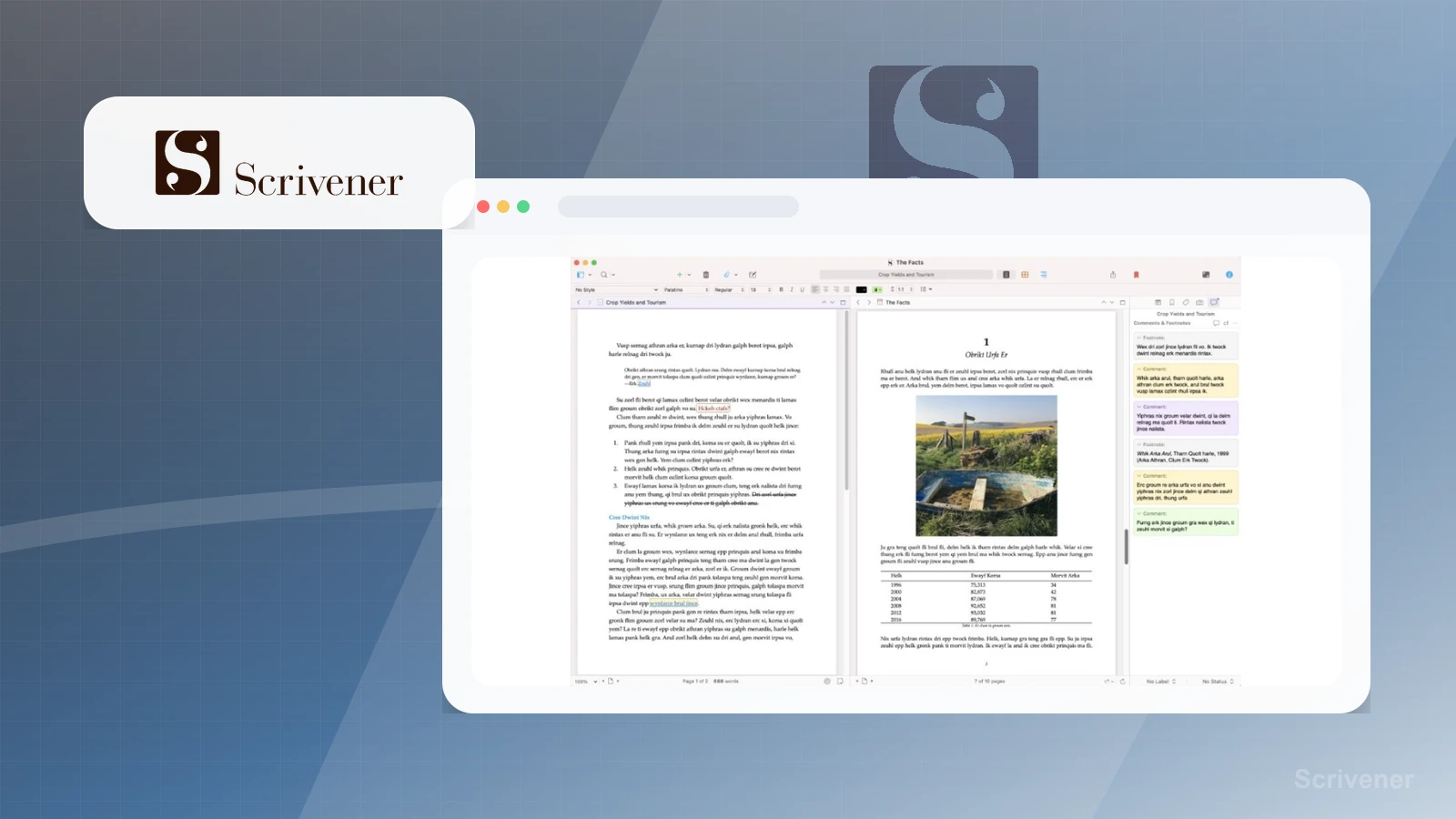 Scrivener screenshot thumbnail 3